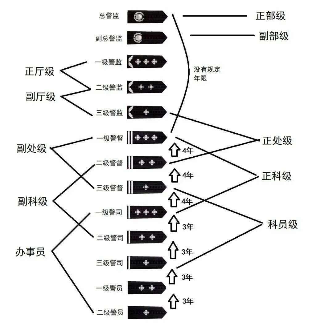 警察最新职级详解，晋升步骤指南